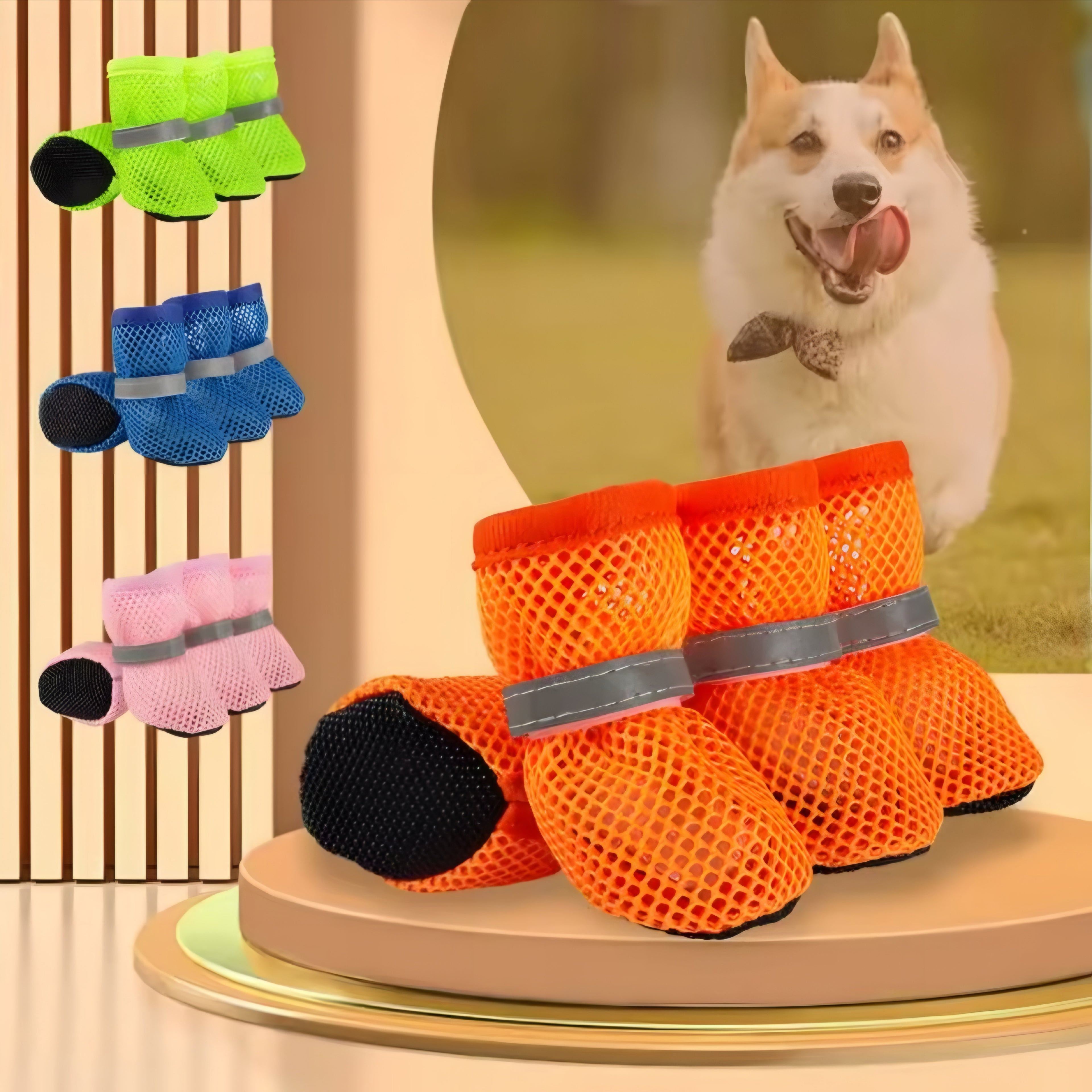 Scarpe in Rete Traspiranti per Cani